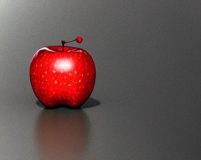 Red apple on the table with a drop of dew, detailed,ultra graphics, RTX, TXXA, SSAO, High quality,hyperrealistic, Super detailed, HDR,4k