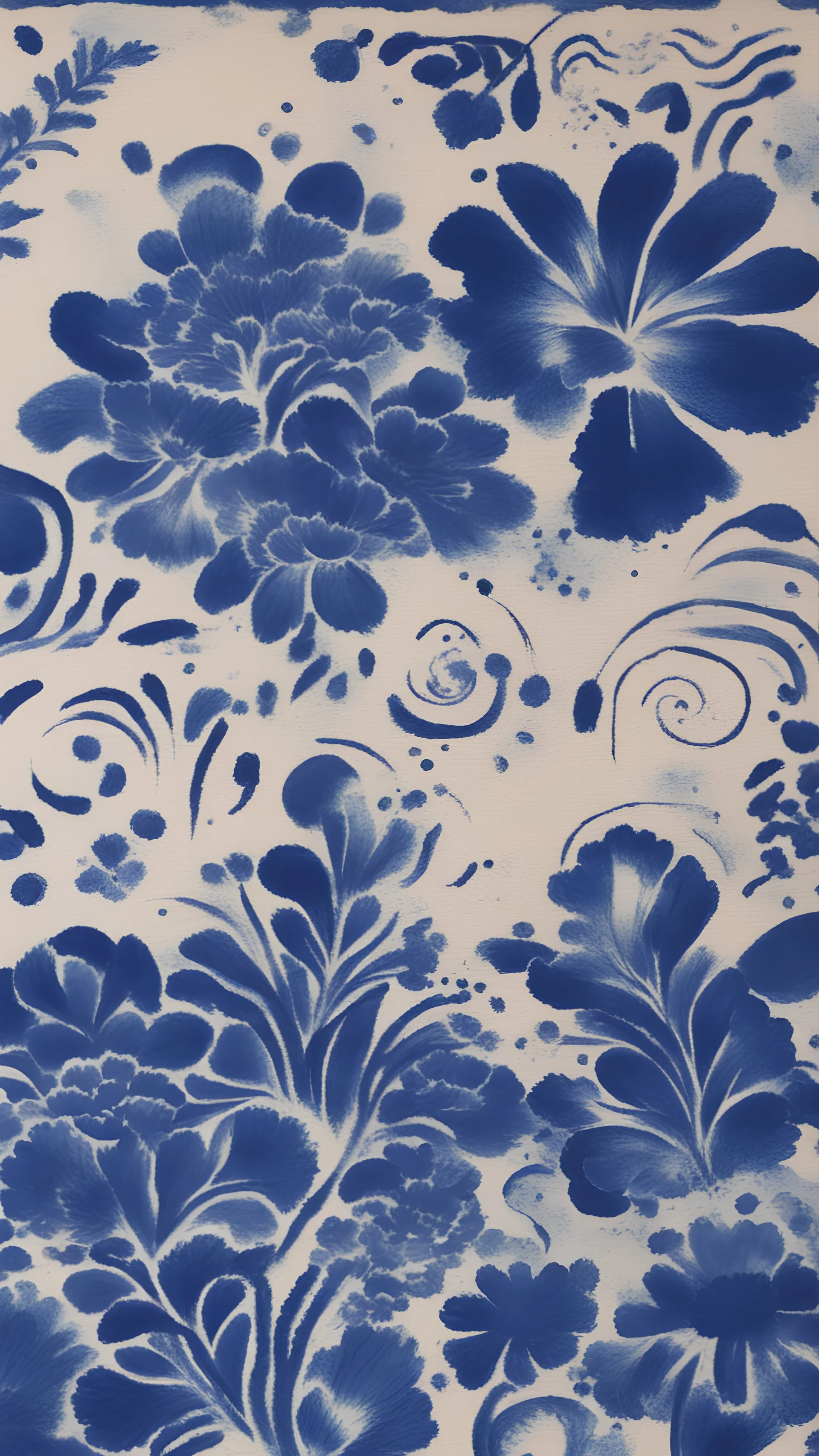 indigo dyeing aizome print
