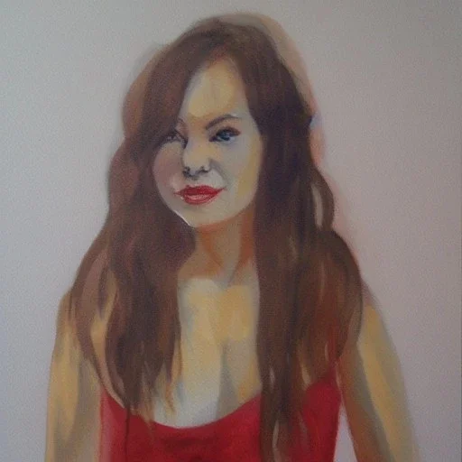 Full body portrait, painting, medium shot lady BalticViolenceTumblr