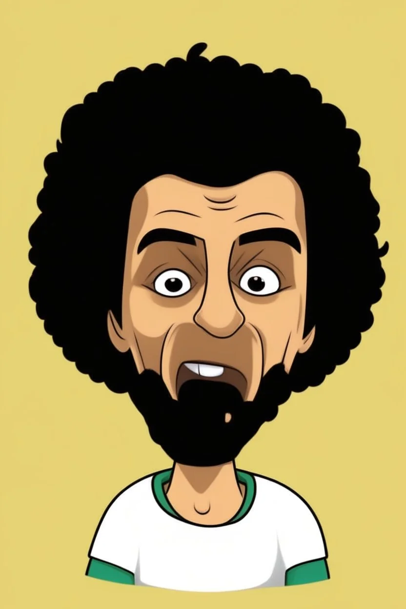 Marcelo Brazilian soccer player cartoon 2d