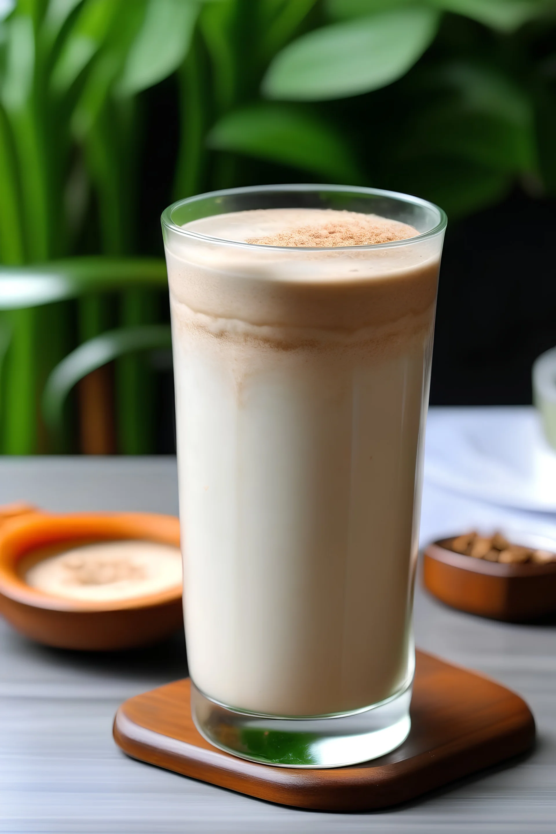 A picture of a refreshing horchata or jamaica drink.