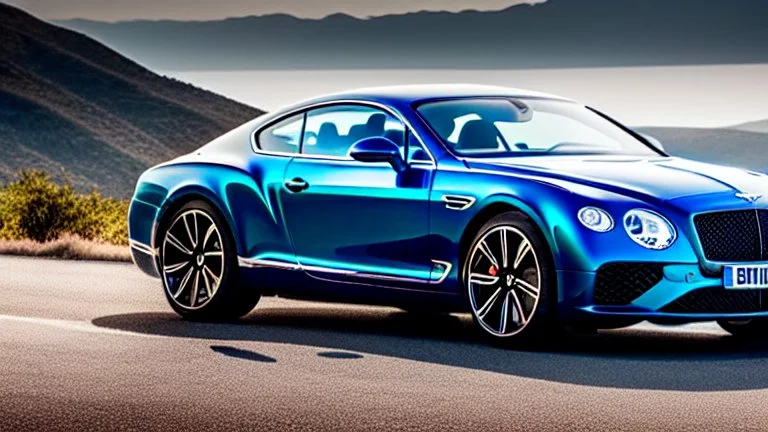 third generation Bentley Continental GT by its overall design. The front bumper seems to be derived from the BMW M3 (F80) and BMW M4 (F82/F83), while the headlights were most likely taken from modern Porsches, such as the Porsche 991. The tail lights and rear chrome trim might be based on the Lagonda Taraf. , Armored, 4K, Ultra Detailed, rear view