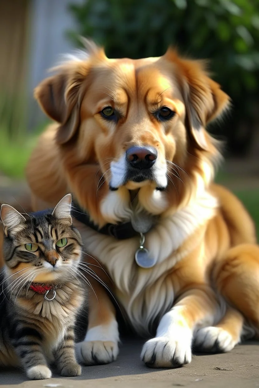 a cat and a dog combine