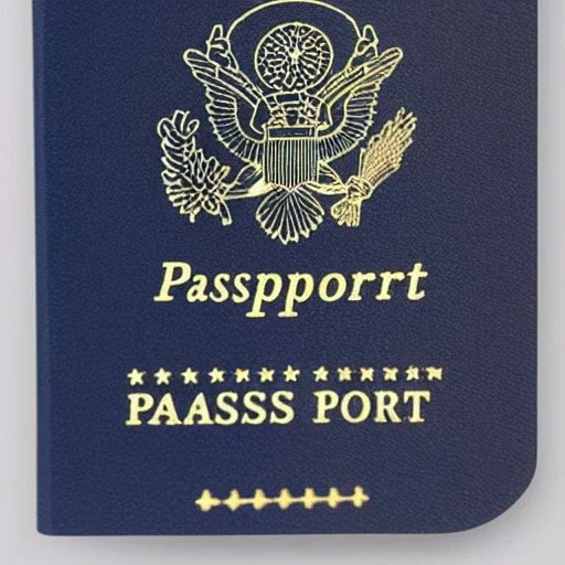 full view of a realistic, United States passport card with photo of person, transparent background.