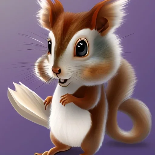 cute squirrel “wearing avatar make up” Pandora