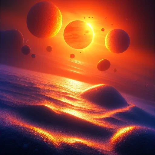 starting of life on earth, beginning, cells, microbes, sunset, ocean