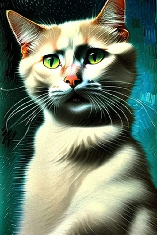Porträt einer Katze von Van Gogh