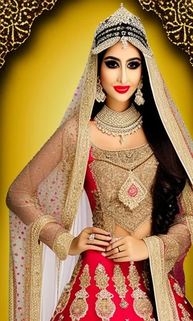 Arab princess, beautiful, innocent, angelic features, Arab clothes, personal image