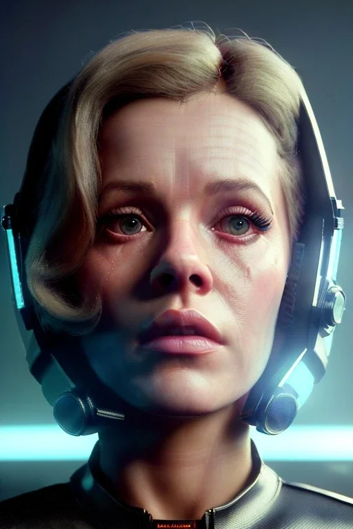 Ultra Realistic retro sci-fi scene, portrait, brunette woman, sweet young Jane fonda face, perfect iris, glow eyes, makeup. Aliens background, Retro sci-fi style, helmet, tight latex coat, fog, rain, soft color, highly detailed, unreal engine 5, ray tracing, RTX, lumen lighting, ultra detail, volumetric lighting, 3d, finely drawn, high definition, high resolution.