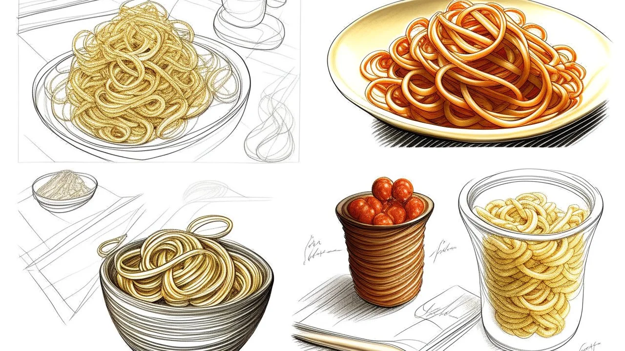 Analysis of Serpentini Pasta Concept Sketches