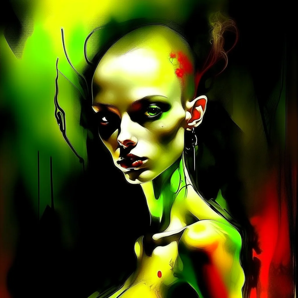 pretty girl Leonor Fini Alex Maleev