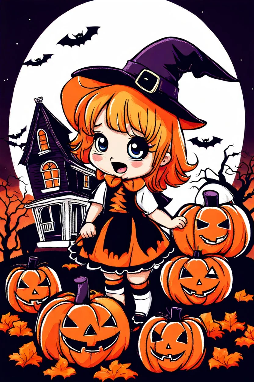 A cute halloween picture