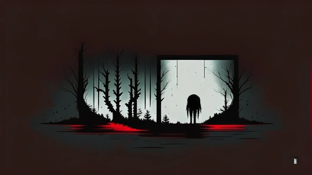 minimalist horror gaming theme