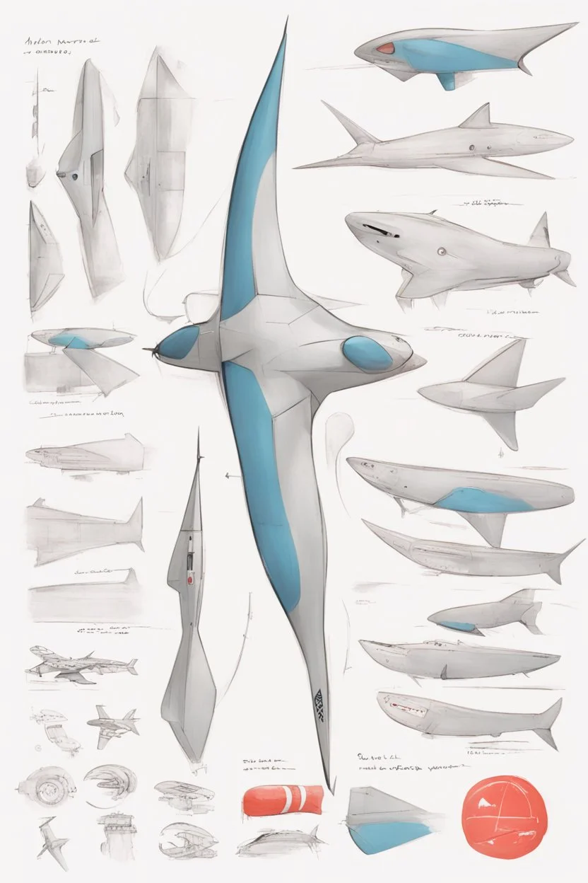 ideation aeroplane inspired by shark