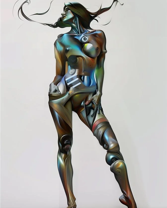 Female art full Body Paint in style of Salvador Dali Modifiers: SALVADOR DALI Surréalisme Yossi Kotler jean bapiste monge @MojoArt Endre Pevanoc