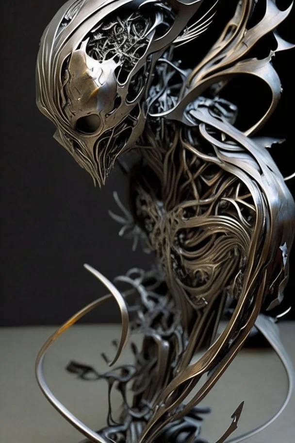 Metal sculpting without the details.