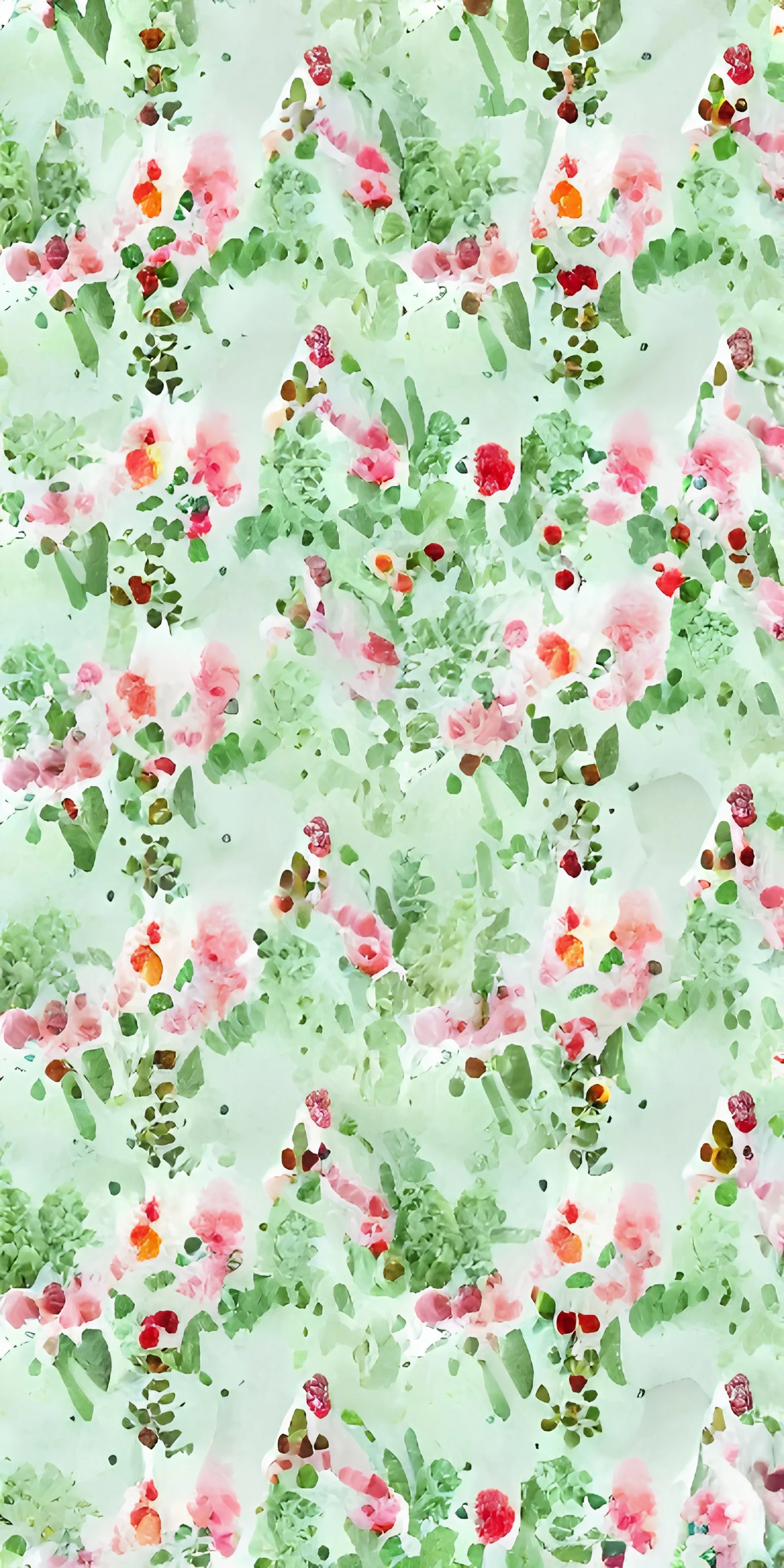 exquisite whimsical woodland watercolor, delicate, cute, adorable, linen backdrop, repeating pattern, gift wrap print