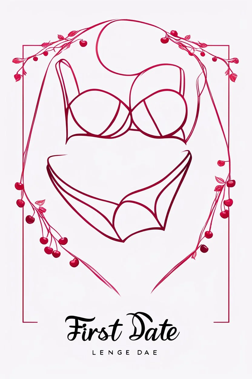 Craft a minimalist logo for the lingerie