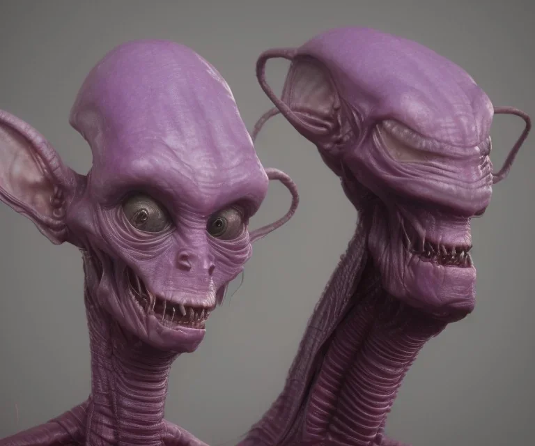 Purple alien horror