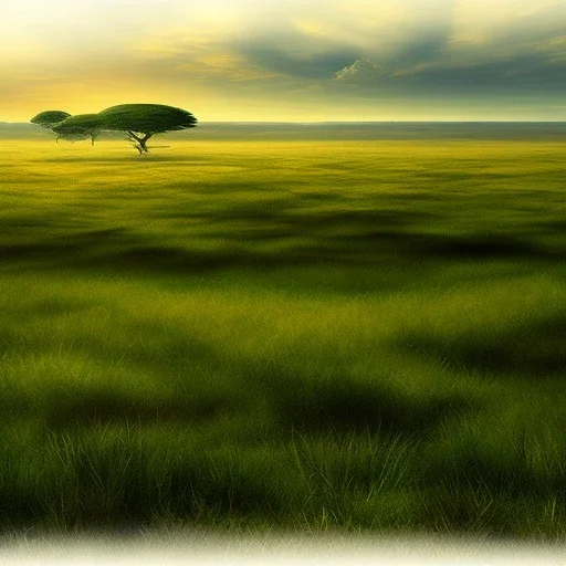 african grassy plain