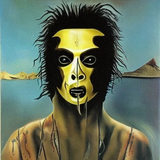 Portrait of Corey Tailor Slipknot by Salvador Dali