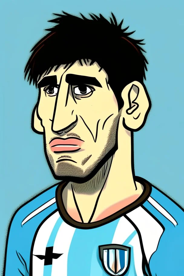 Alejandro Garnacho Argentine football player ,cartoon 2d