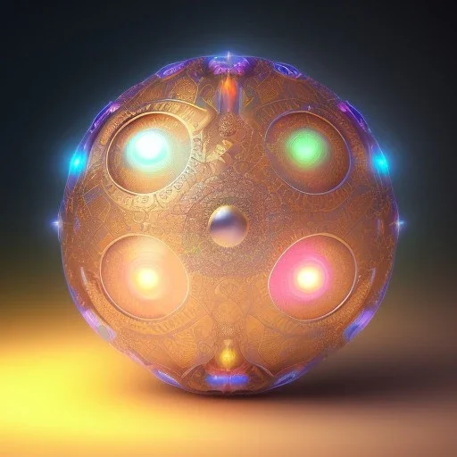 photorealistic single Ornament, Sonoluminescence, Iridescent, Topaz, Ametrine, sharp focus