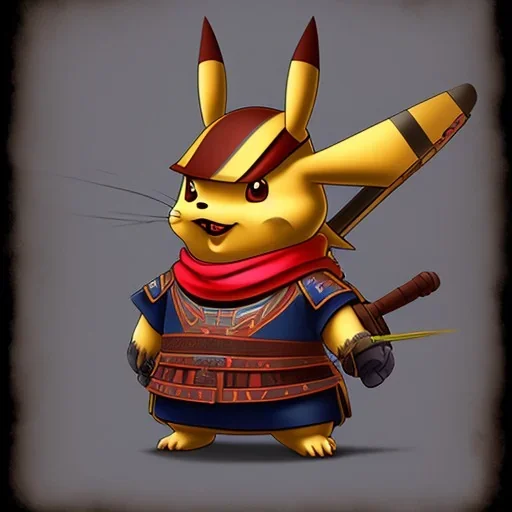 Pikachu samurai