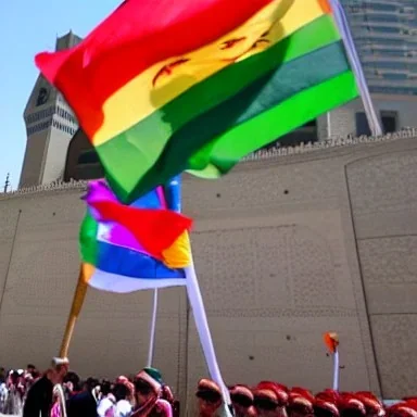 Haram mosque pride parade March