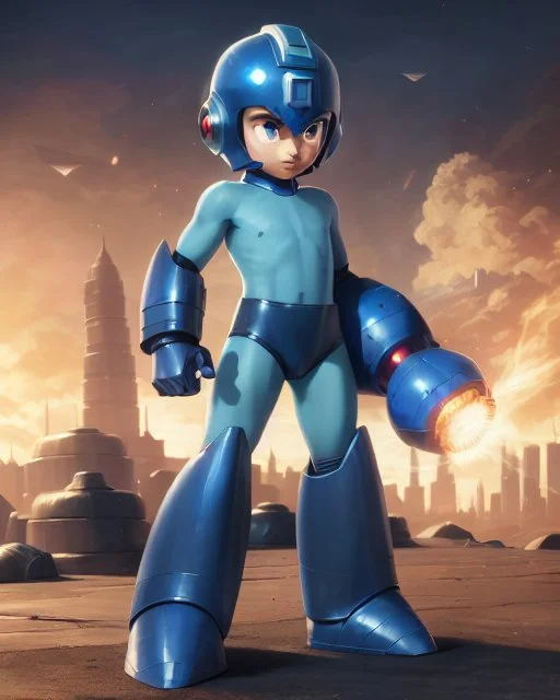 portrait of megamanx, masterpiece, best quality, true color, photorealistic, lifelike, complex light, 1boy,solo, full body, megamanx, helmet, armor, blue eyes, bodysuit, shy, shiny skin, bouncy castle, absurdres, HDR