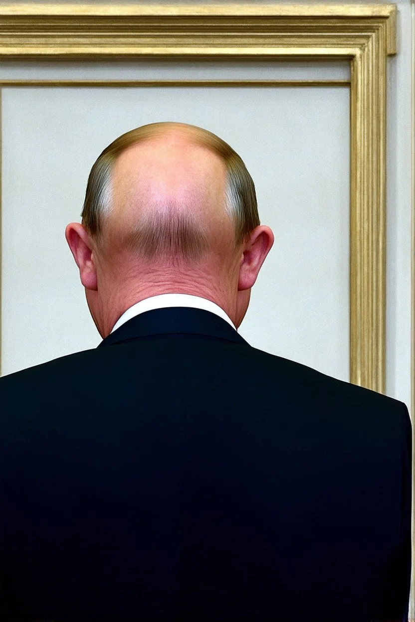 Putin's head from behind
