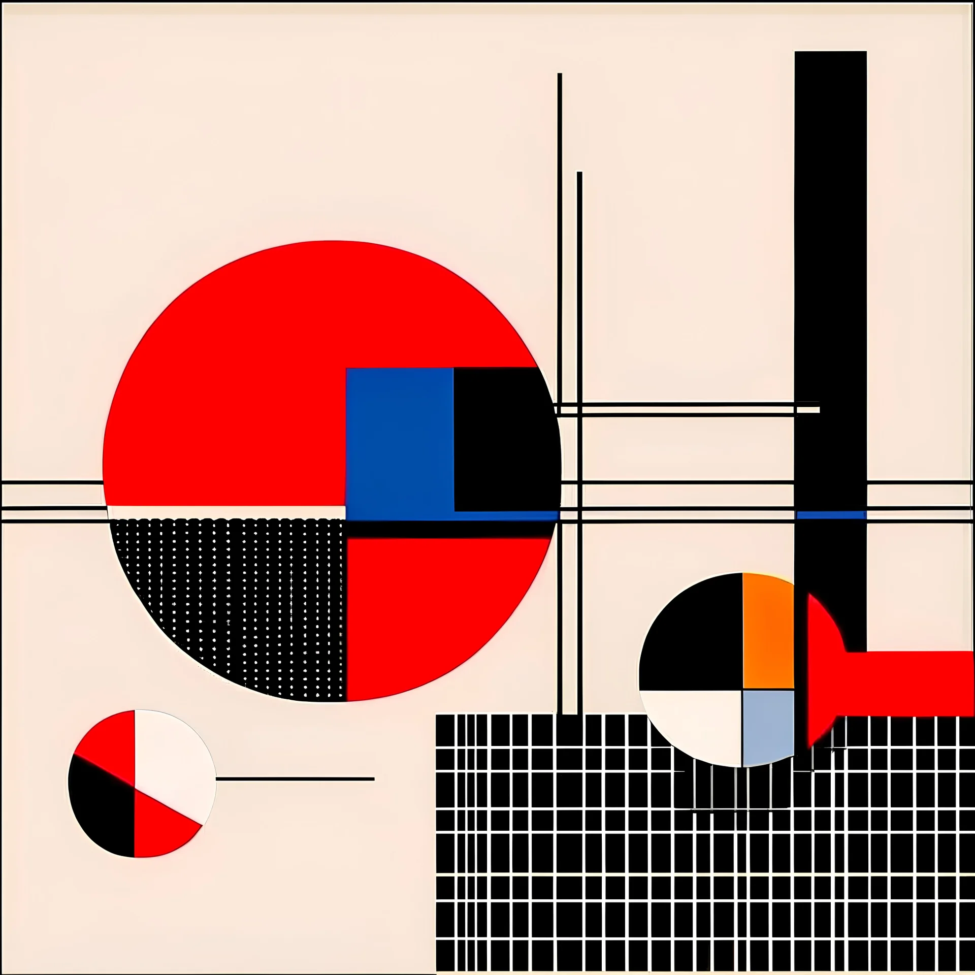 obras de arte minimalista estilo bauhaus