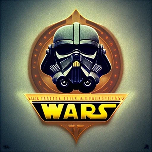 logo with only the letters 'STAR WARS', atmospheric, intricate, epic fantasy, ornate, 3D, cinematic lightning