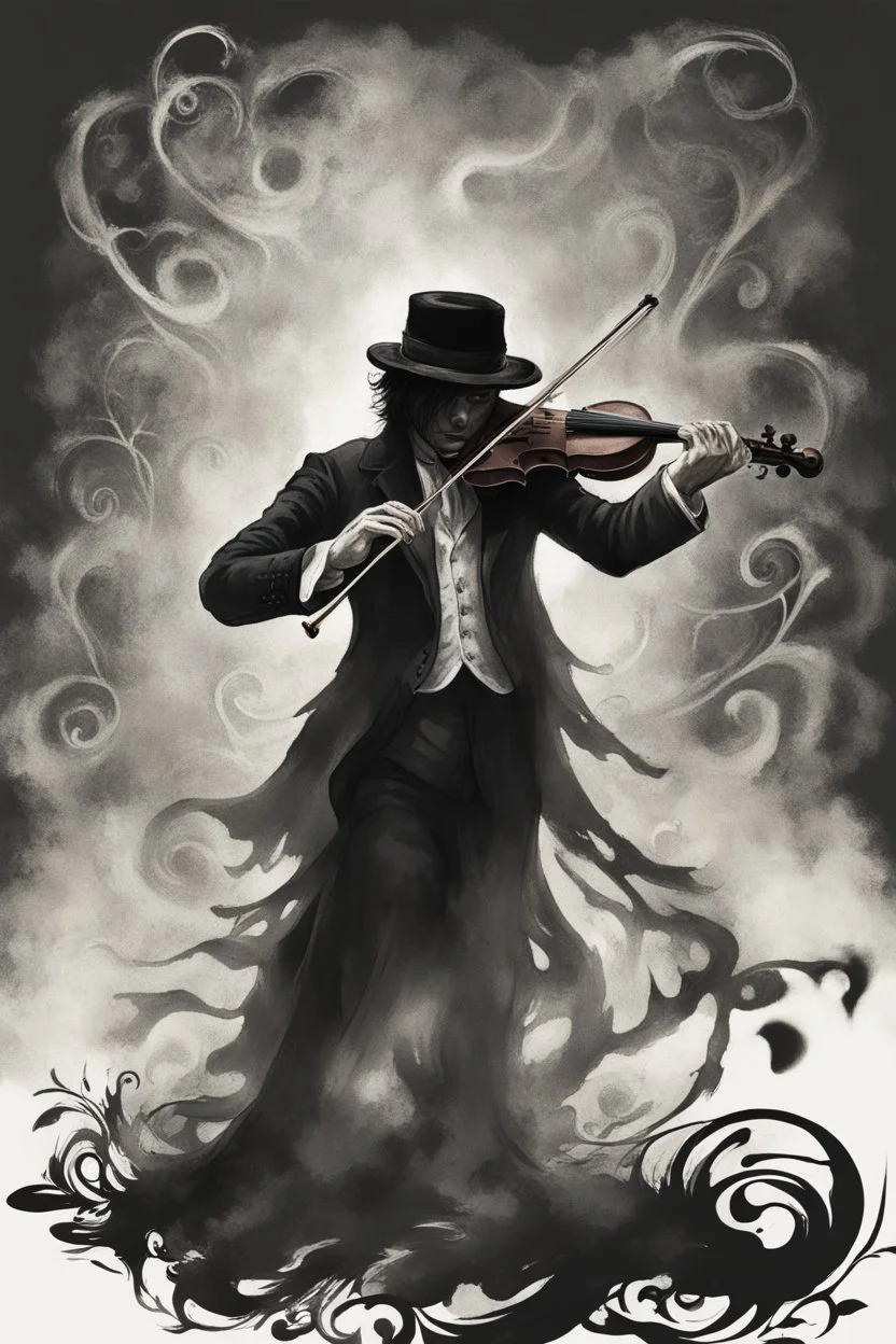 ghost of shadow Violinist, man, fantasy