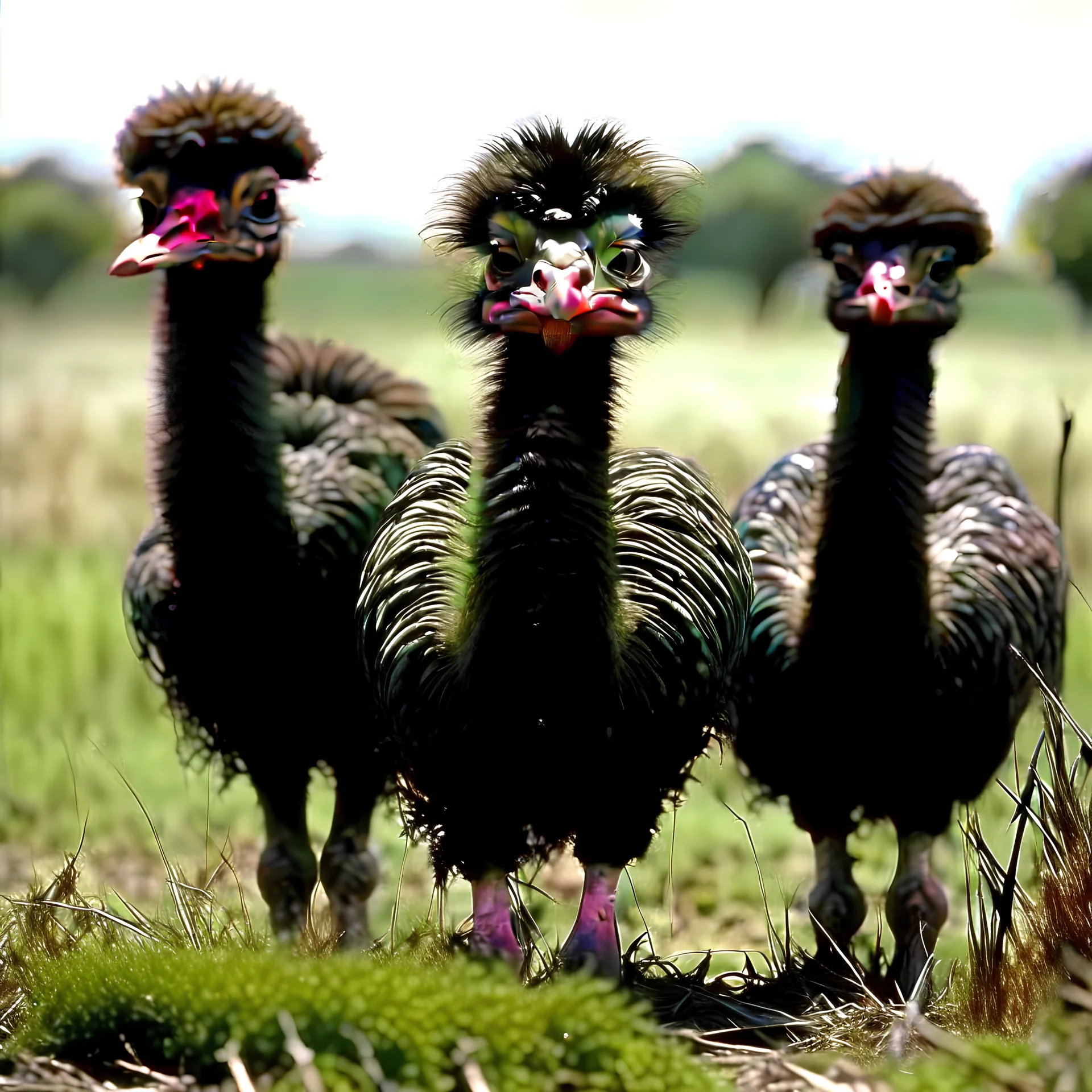 ostriches animals