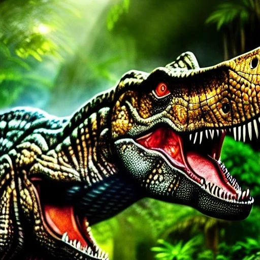 ultra detailed fullbody DRAWING of JURASSIC PARK T-REX roaring, extremely detailed digital painting, intrincate,intense stare, extremely detailed face,crystal clear Big Glowing eyes, mystical colors , perfectly centered image, perfect composition, rim light,extremely sharp detail, finely tuned detail, beautiful lighting, 8k, stunning scene, raytracing, anatomically correct, in the style of robert e howard and Ken Kelley and Ohrai Noriyoshi and Simon Bisley and tomzj1