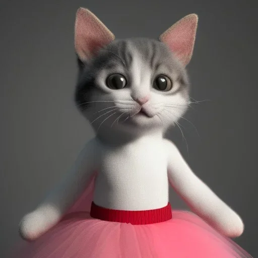 Cat in a tutu