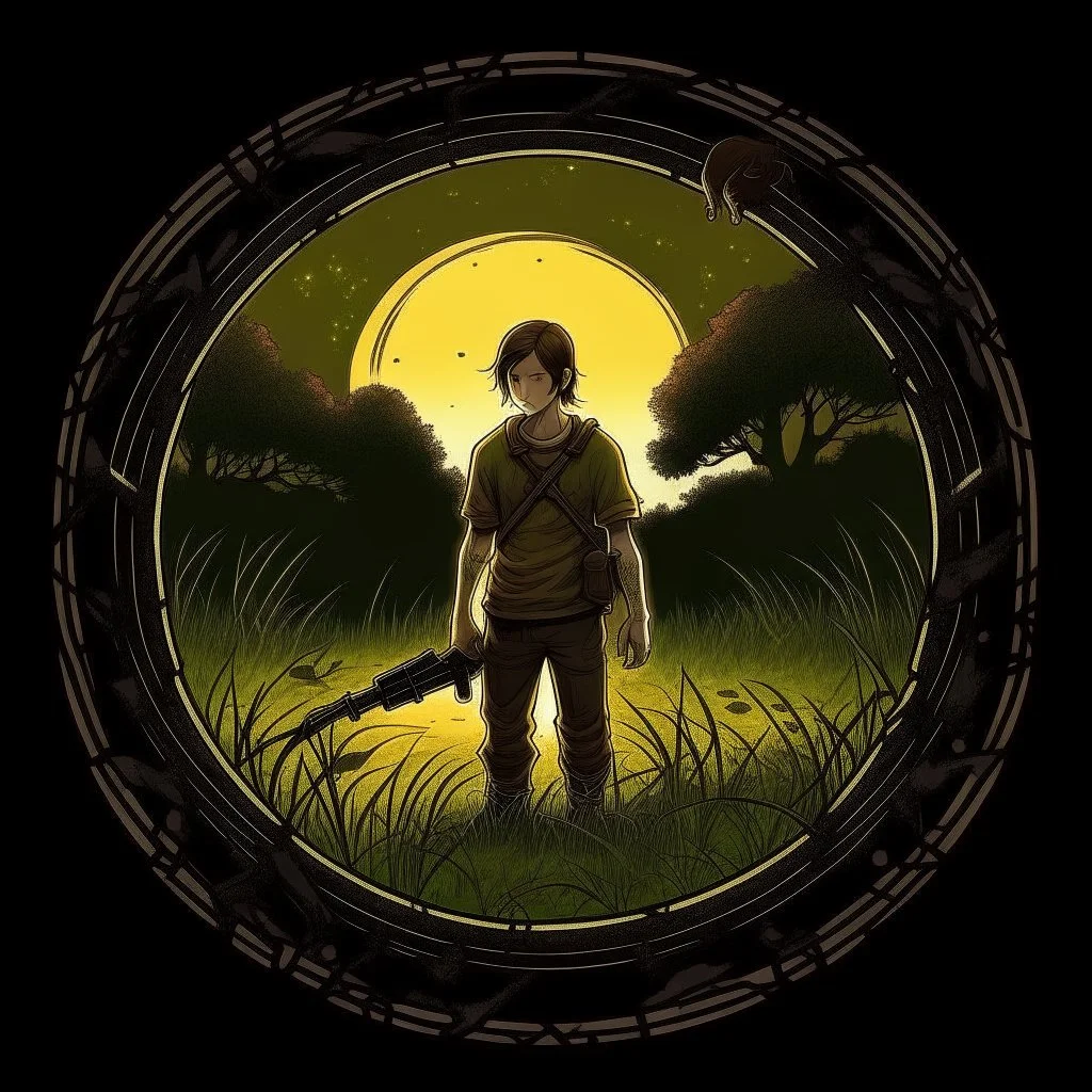 Circle The Last Of Us Fireflies logo But from the medieval era