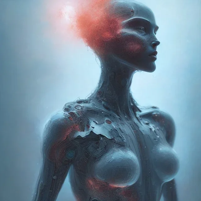 superhero, woman, photographer. oil on canvas, volumetric lighting, beksinski