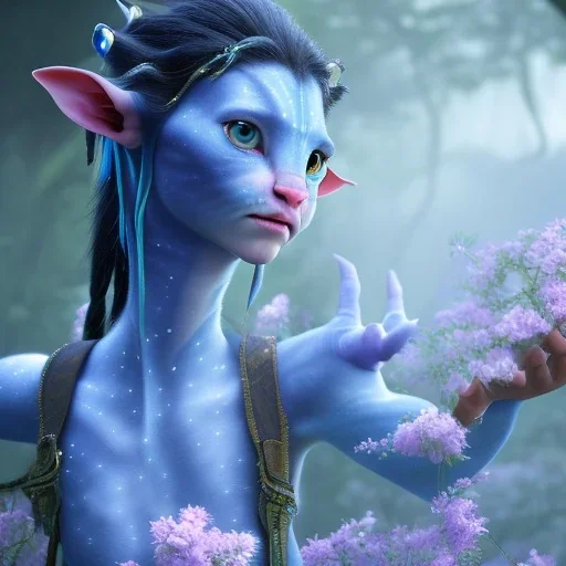 Pandora. It is not clear what you mean by a "makeup-wearing baby" in the context of the film Avatar. baby horse