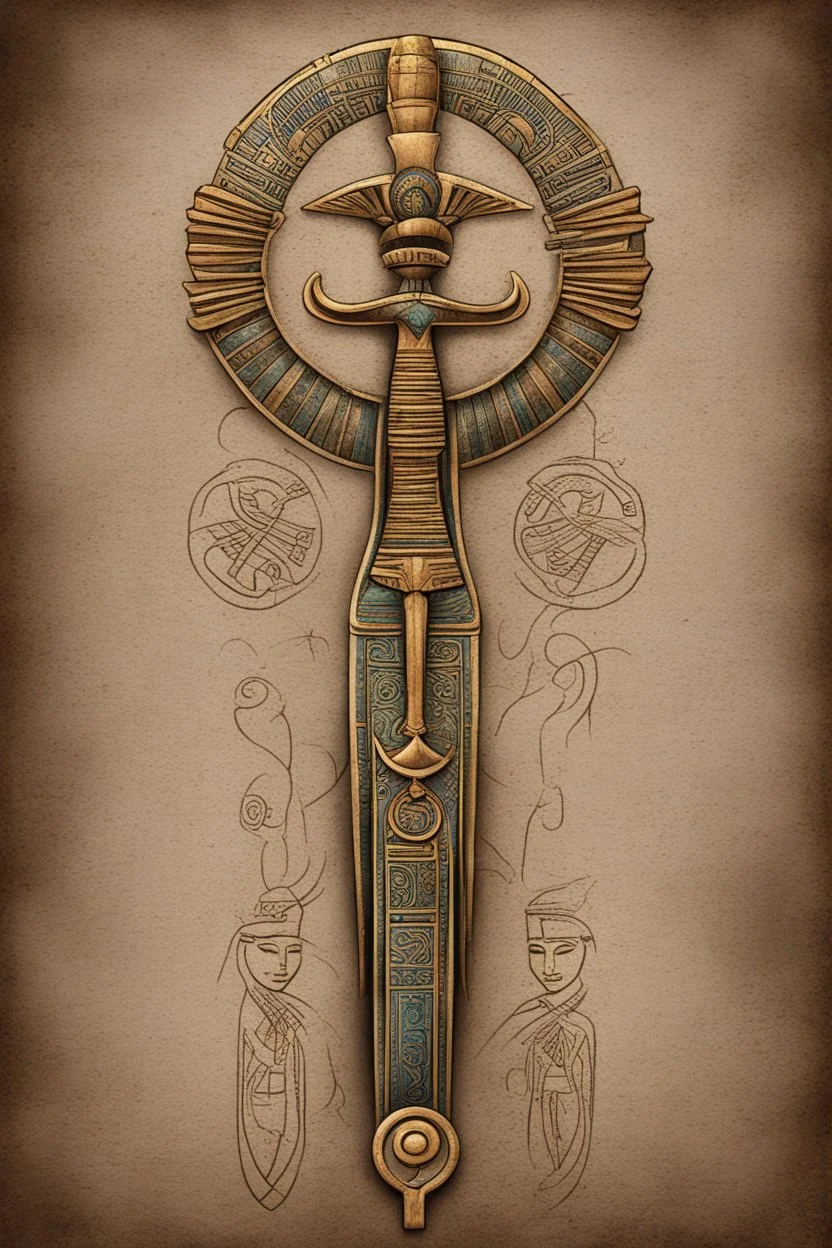 egyptian mythologic ankh design