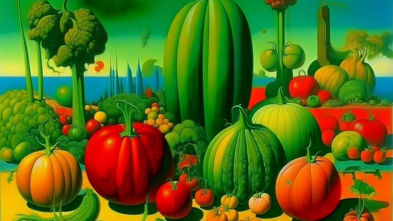 the metaphysical rebellion of vegetables, Max Ernst style