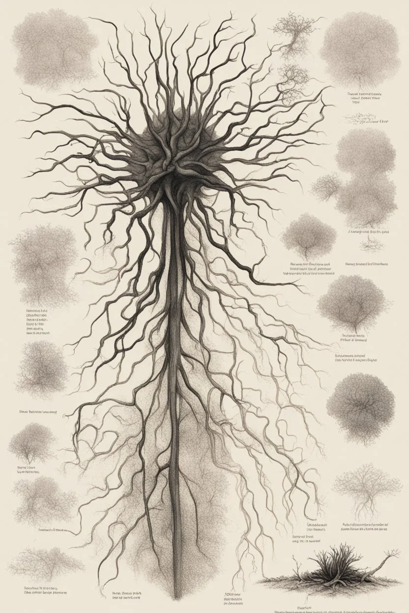 nervous ganglion made of dark plant matter