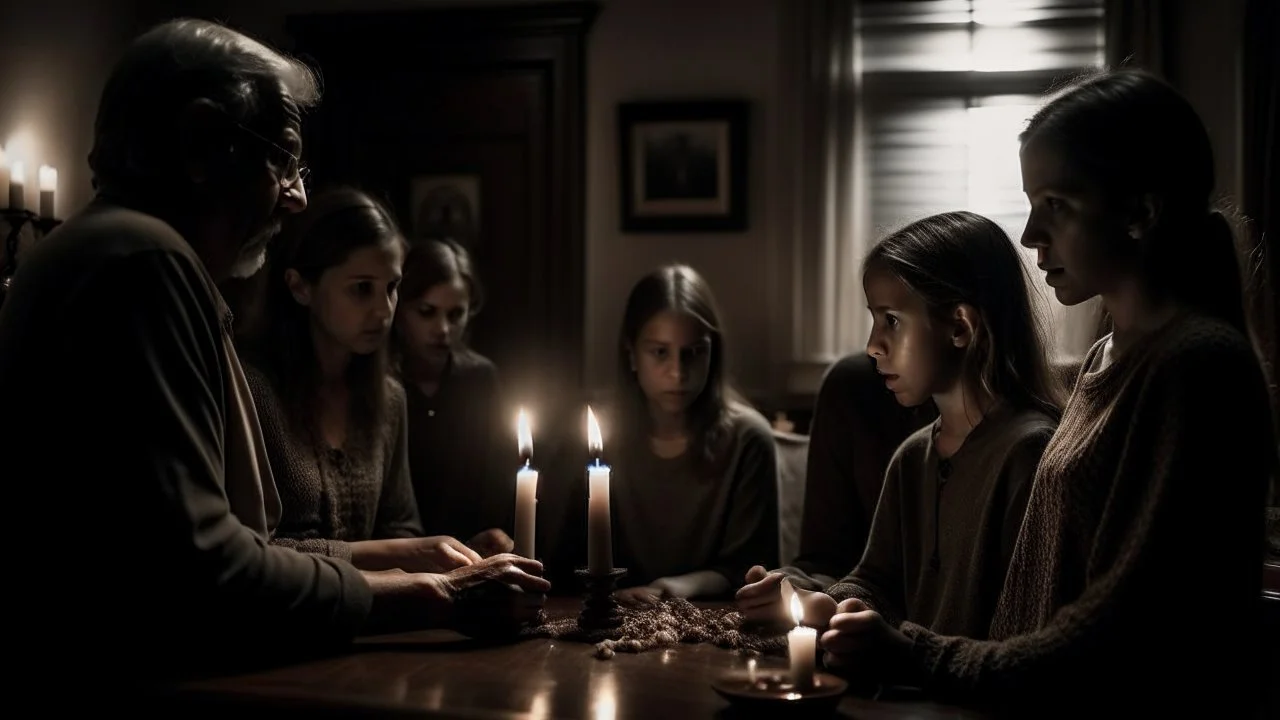 In this crucial chapter, the time comes when the family considers it as the last moment to make the difficult decision that will determine their future. They gather in the heart of the house, where the air is fraught with tension and anxiety. Candles glow around the room, casting terrifying shadows on the walls. The family members stand facing each other expectantly, their faces showing a hint of readiness to make the difficult decision. The pulse of time is accelerating, and the moment seems t