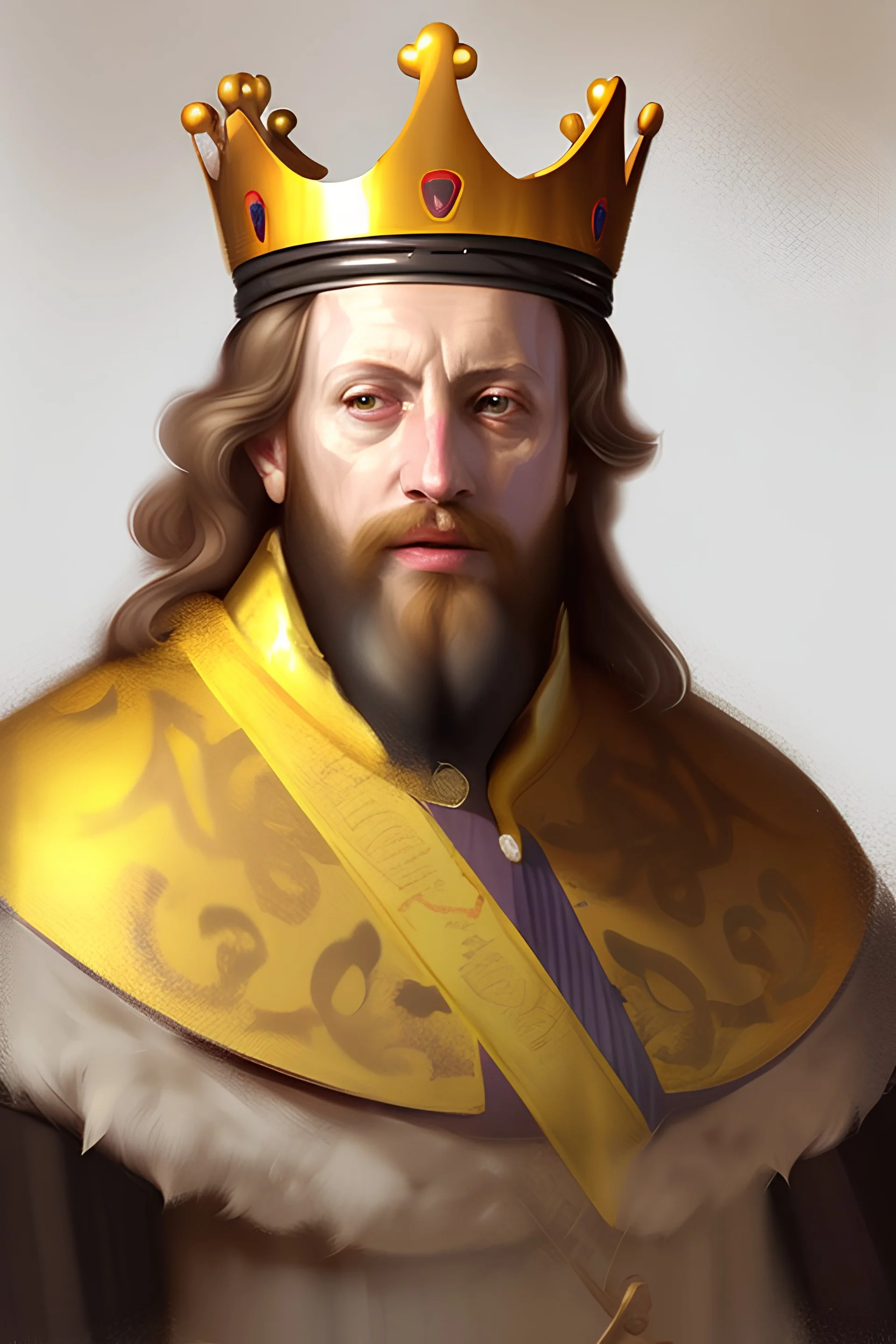 Painting of this guy as a king