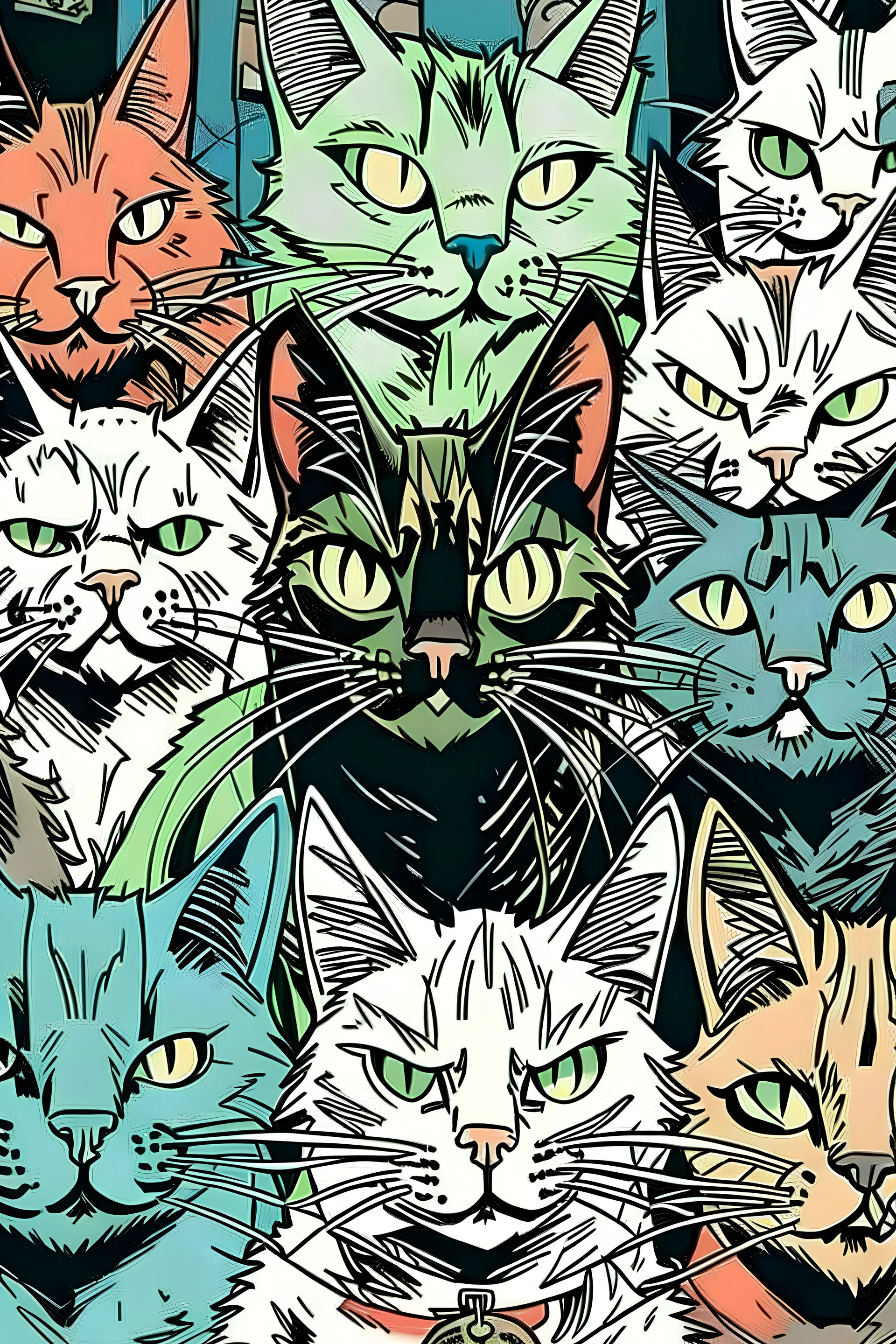 cats estilo cómic