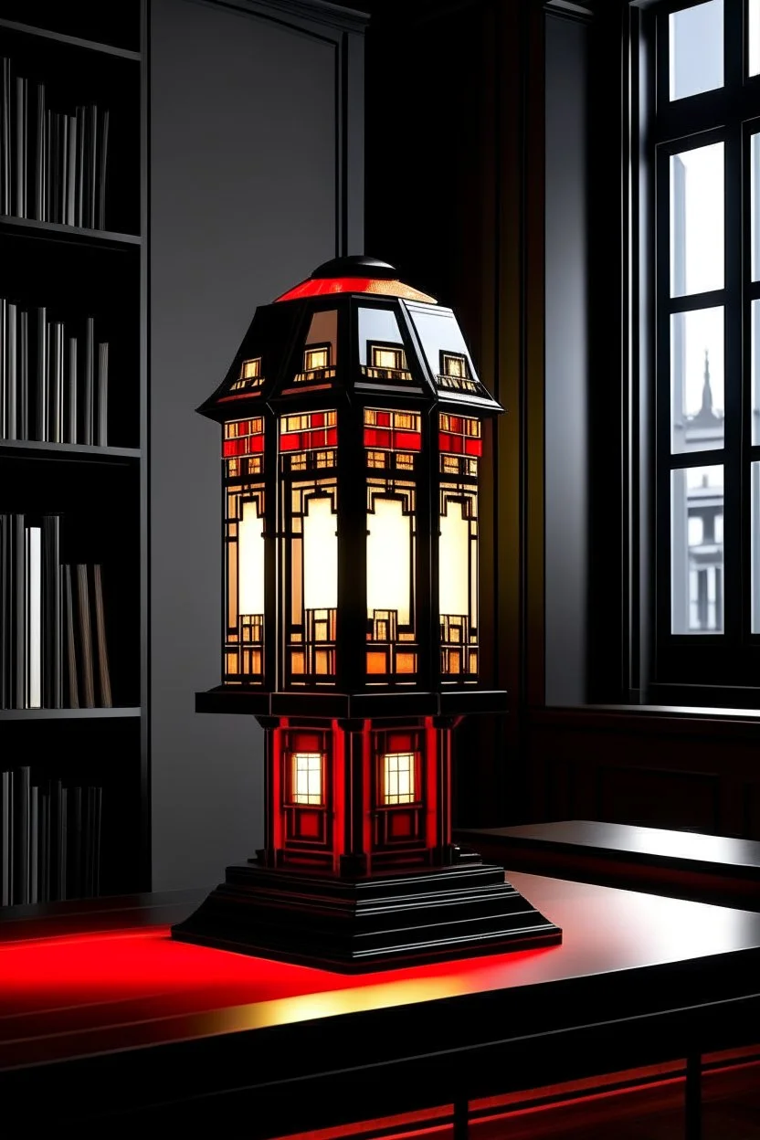 gaming table lamp inspired by palace, modern design,