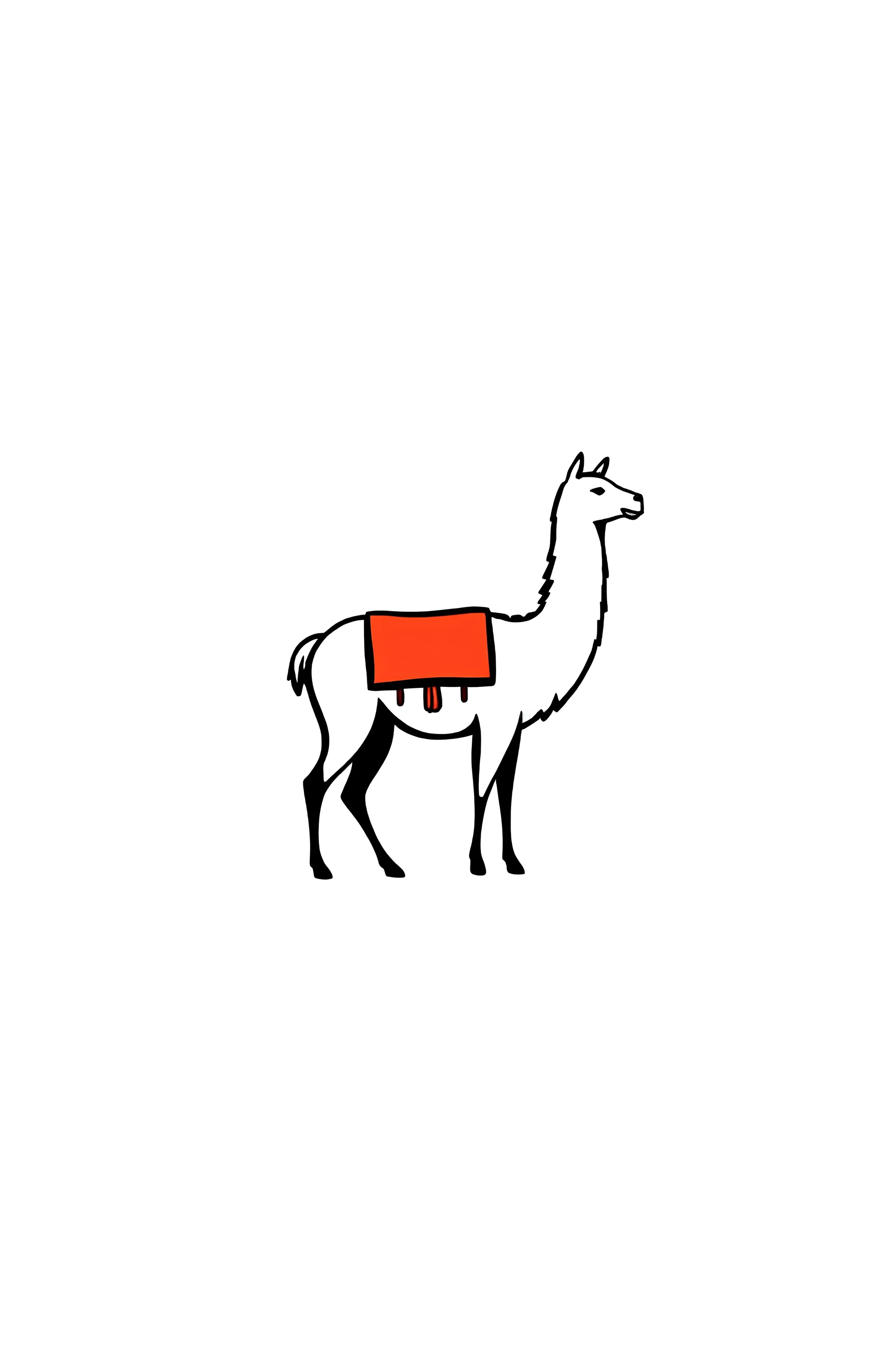 un logo avec un lama