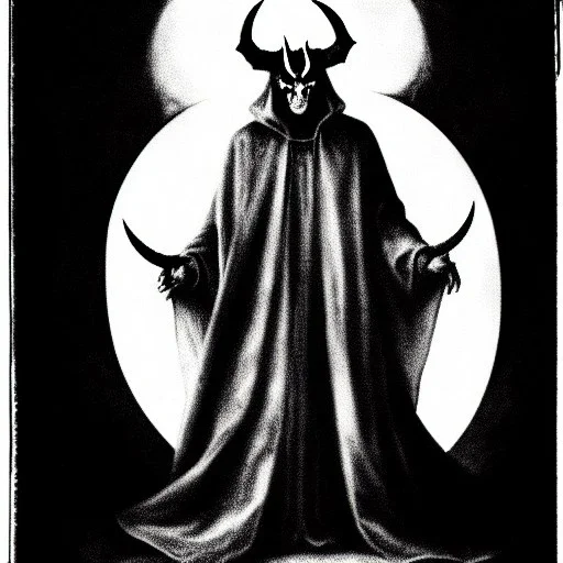 Devil demon satan king code prophecy black and white antichrist