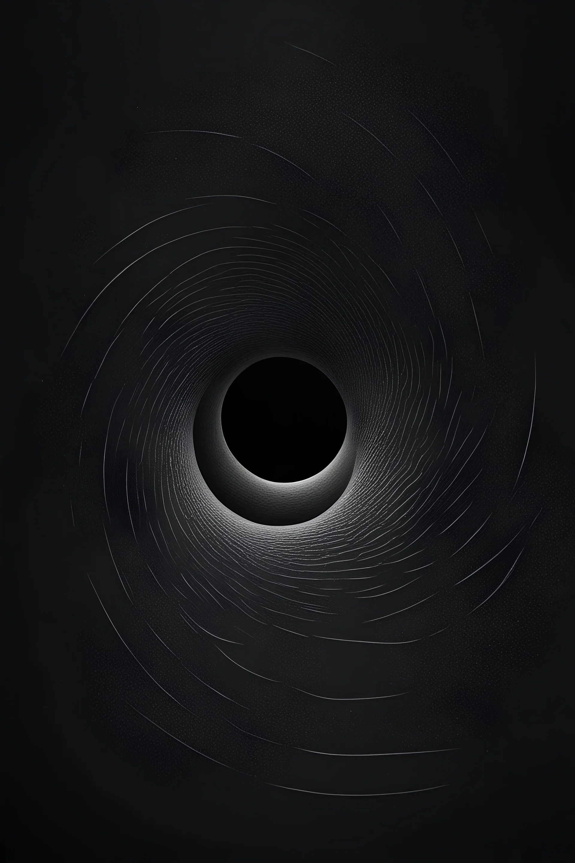 dark hole, infinity, cosmic, minimal, asymptote